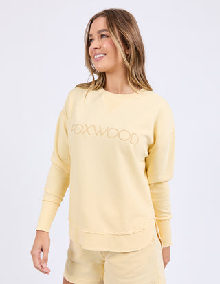 Simplified Sweatshirt - Lemon