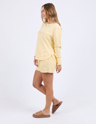Simplified Sweatshirt - Lemon