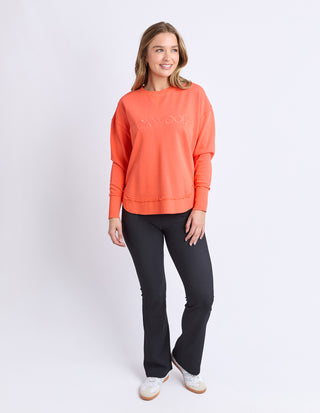 Simplified Sweatshirt - Orange