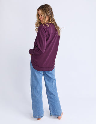Simplified Sweatshirt - Plum