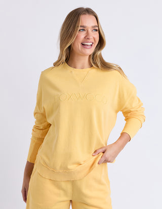 Simplified Sweatshirt - Yellow