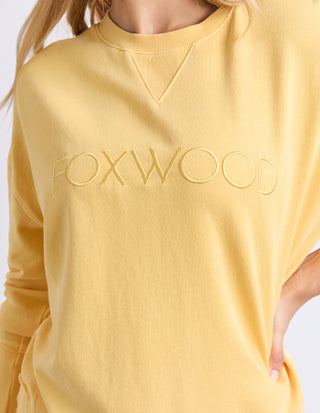 Simplified Sweatshirt - Yellow