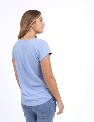 Signature Tee - Light Blue