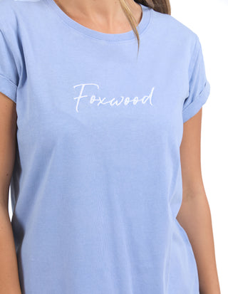 Signature Tee - Light Blue