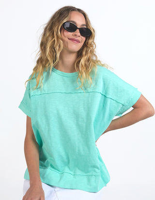 Allison Tee Shirt - Neon Mint