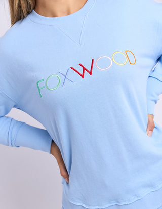Simplified Confetti Sweatshirt - Bluebell