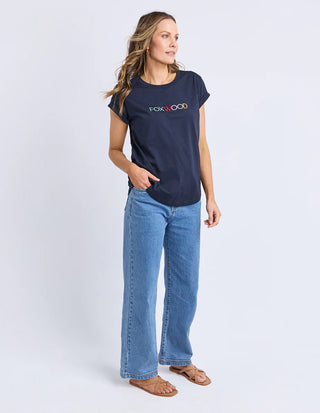 Confetti Tees - Navy