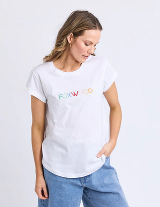 Confetti Tees - White