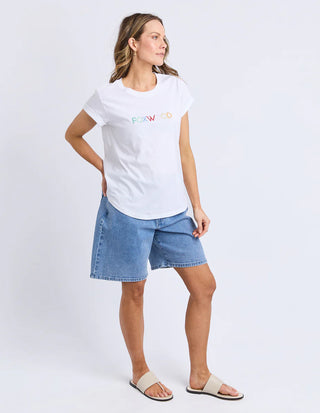 Confetti Tees - White