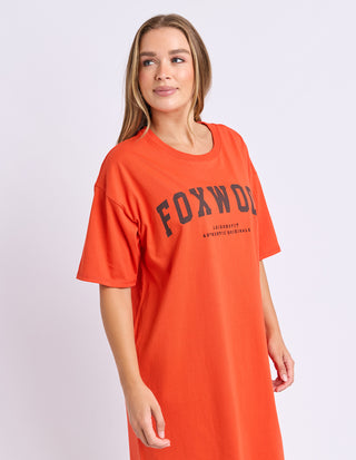 Interval Tee Dress - Grenadine