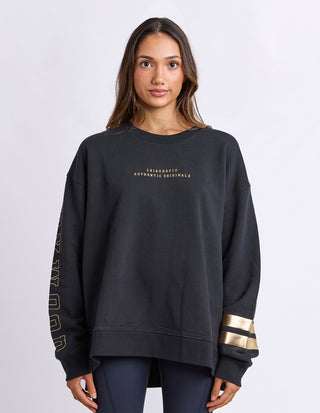 Origin Metallic Crew - Black With Gold