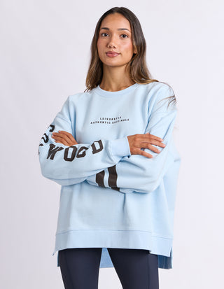 Origin Crew - Light Blue with Coffee