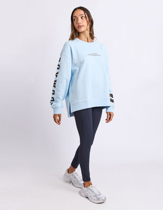 Origin Crew - Light Blue with Coffee