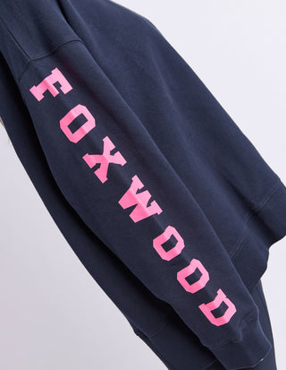 Origin Crew - Navy With Bright Pink