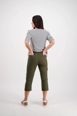 Poplin Cargo Pant - Khaki