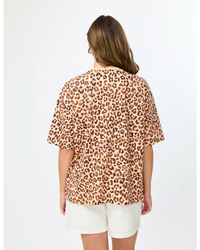 Stella and Gemma Porter Tee Leopard, Side view | AAAG