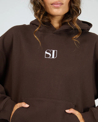 Silent Luxe Hoodie - Chocolate