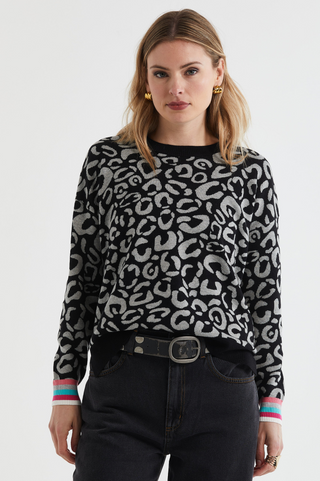 Leopard Crew - Black