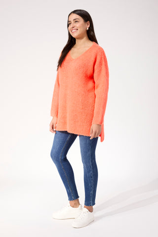 Lyon Relaxed Jumper - Orange