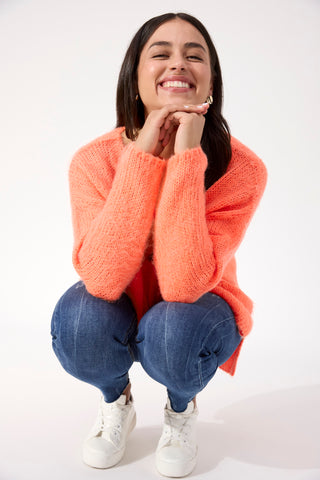 Lyon Relaxed Jumper - Orange