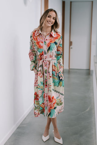 Medusa Shirt Dress - Multi