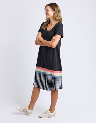 Terra Tee Dress - Washed Black
