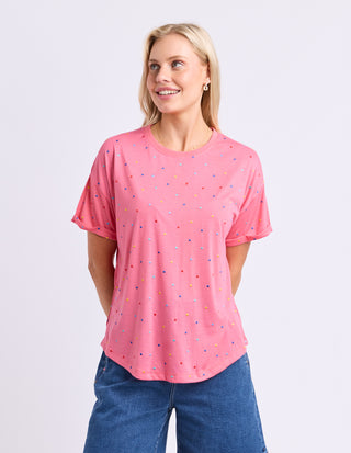 Festive Spot Tee - Pink Lemonade