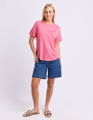 Festive Spot Tee - Pink Lemonade