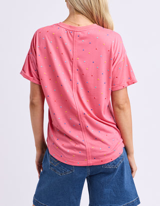 Festive Spot Tee - Pink Lemonade