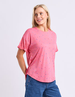 Festive Spot Tee - Pink Lemonade