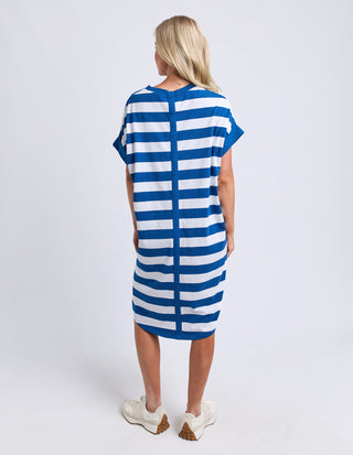 McKinley Dress - China Blue Stripe