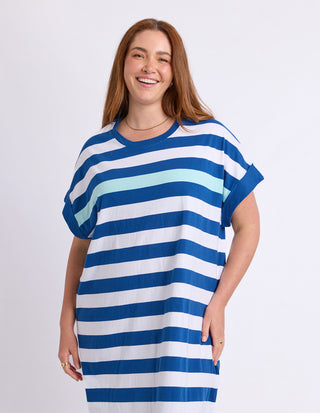 McKinley Dress - China Blue Stripe