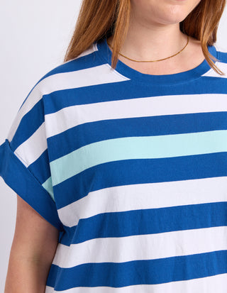 McKinley Dress - China Blue Stripe