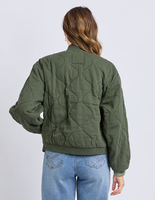 Jean Bomber Jacket - Clover