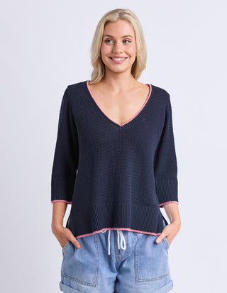Milla Knit - Navy
