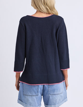 Milla Knit - Navy