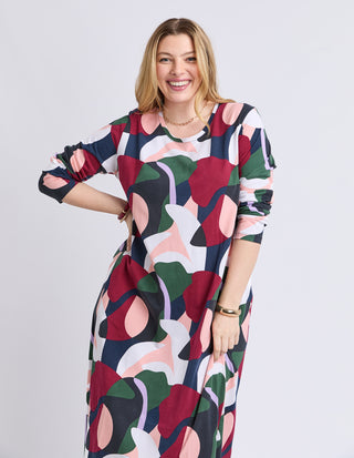 Ronja Dress - Abstract Print