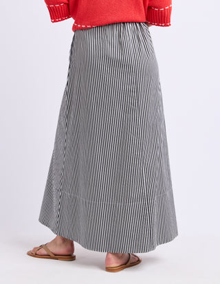 Willow Skirt - Black Stripe