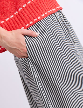 Willow Skirt - Black Stripe