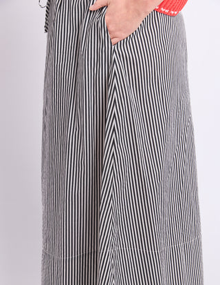Willow Skirt - Black Stripe