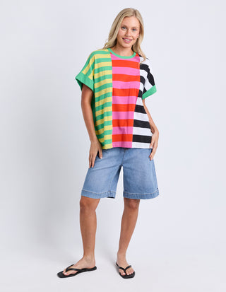 Copacabana Tee - Block Stripe