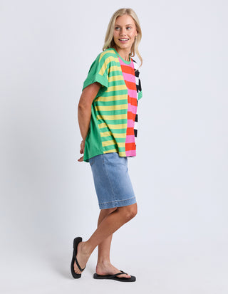 Copacabana Tee - Block Stripe