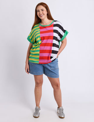 Copacabana Tee - Block Stripe