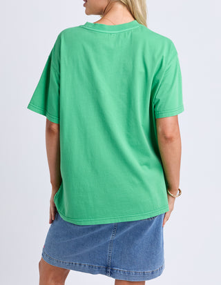 Elm Rio Rio Tee Green Briar, Back view | AAAG