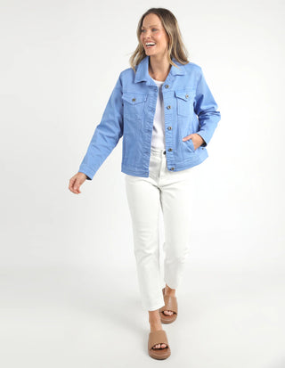 Tilly Denim Jacket - Cerulean Blue