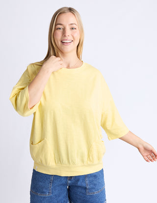 Mazie Sweatshirt - Pale Banana