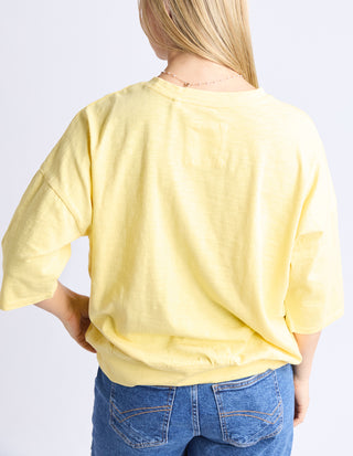 Mazie Sweatshirt - Pale Banana