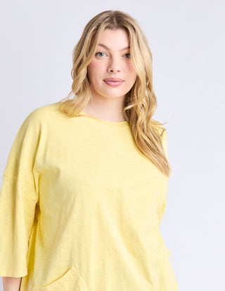 Mazie Sweatshirt - Pale Banana