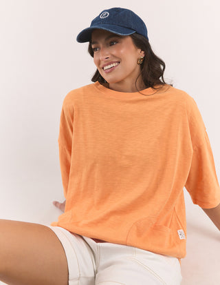 Mazie Sweatshirt - Mango Tango