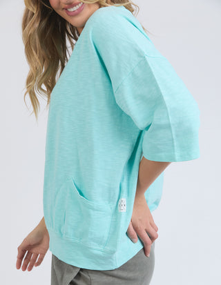 Mazie Sweatshirt - Tonic Blue